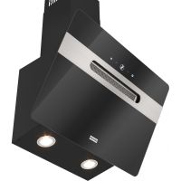 Наклонная вытяжка STERLING 60 BK, черный