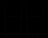 Индукционная варочная панель HI1655G черная
